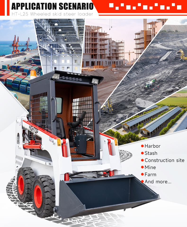 Carregador de direção de skid ht-l25><p>