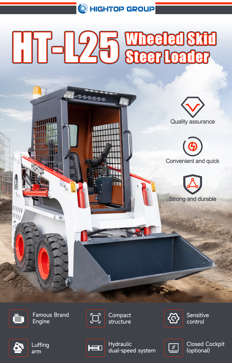 Carregador de direção de skid ht-l25