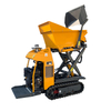 Mini dumper de acionamento de motor a gasolina manobrável industrial